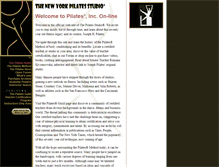 Tablet Screenshot of pilates-studio.com